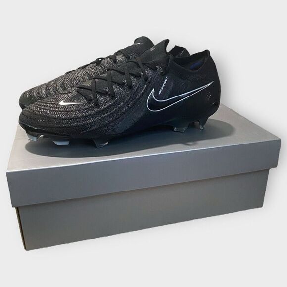 Nike Phantom GX II 2 Elite FG Black Cleats FJ2559-001 Mens size 7.5 / Womens 9 main image 12